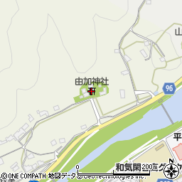 由加神社周辺の地図