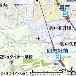 Ｄｒ．関塾　京田辺同志社前校周辺の地図