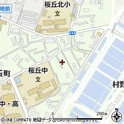 大阪府枚方市桜丘町79-23周辺の地図