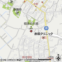 三重県津市芸濃町椋本819周辺の地図