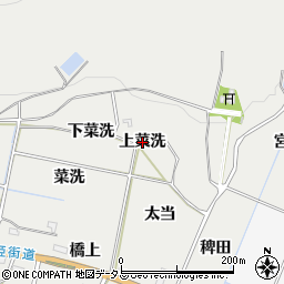 愛知県豊橋市石巻本町（上菜洗）周辺の地図