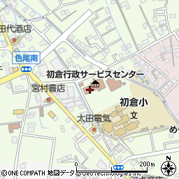 初倉公民館周辺の地図