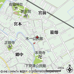 愛知県豊川市御津町下佐脇宮本5周辺の地図