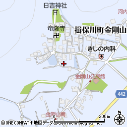 兵庫県たつの市揖保川町金剛山432周辺の地図