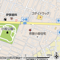 兵庫県姫路市広畑区小坂126周辺の地図