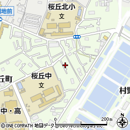 大阪府枚方市桜丘町79-24周辺の地図