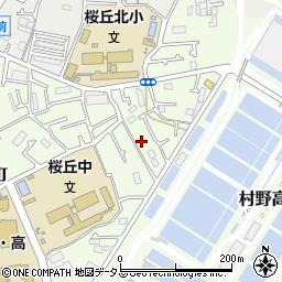 大阪府枚方市桜丘町82周辺の地図