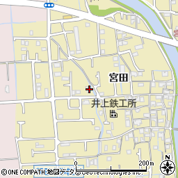 兵庫県姫路市勝原区宮田563周辺の地図