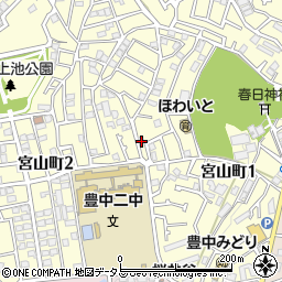 大阪府豊中市宮山町2丁目3-3周辺の地図