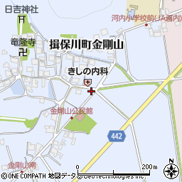 兵庫県たつの市揖保川町金剛山191周辺の地図
