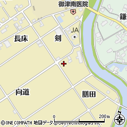 愛知県豊川市御津町御馬膳田140周辺の地図