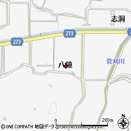 愛知県知多郡美浜町布土八鐘周辺の地図