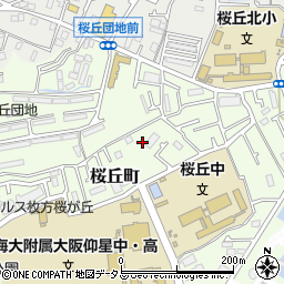 大阪府枚方市桜丘町32周辺の地図