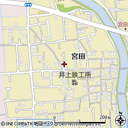 兵庫県姫路市勝原区宮田564-5周辺の地図