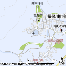 兵庫県たつの市揖保川町金剛山439周辺の地図