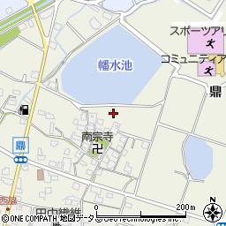 兵庫県加古川市西神吉町鼎686-1周辺の地図