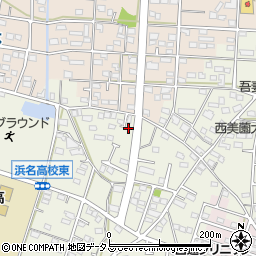 静岡県浜松市浜名区西美薗2101周辺の地図