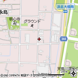 静岡県浜松市浜名区永島559-1周辺の地図