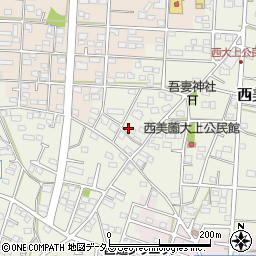 静岡県浜松市浜名区西美薗2430周辺の地図