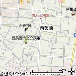 静岡県浜松市浜名区西美薗2222周辺の地図