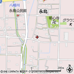 静岡県浜松市浜名区永島617周辺の地図