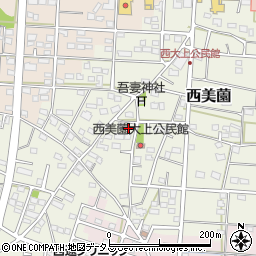 静岡県浜松市浜名区西美薗2157-8周辺の地図