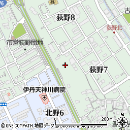 ダイハツ工業荻野店舗周辺の地図