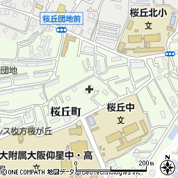大阪府枚方市桜丘町32-10周辺の地図
