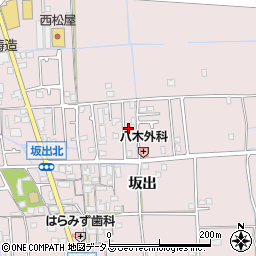 兵庫県姫路市網干区坂出231周辺の地図