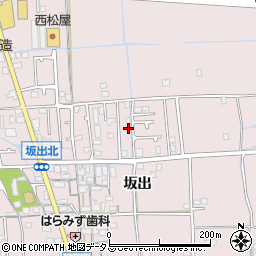 兵庫県姫路市網干区坂出231-19周辺の地図