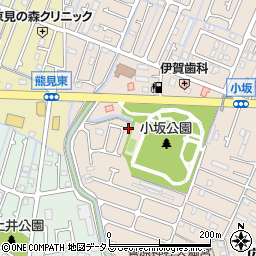 兵庫県姫路市広畑区小坂204-17周辺の地図