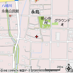 静岡県浜松市浜名区永島611周辺の地図