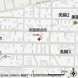 愛知県豊川市美園周辺の地図