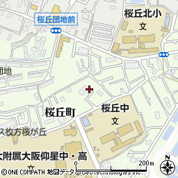 大阪府枚方市桜丘町31-17周辺の地図