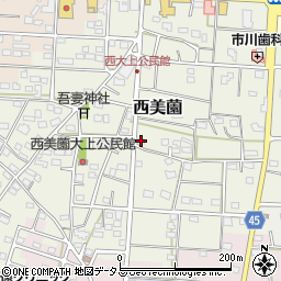 静岡県浜松市浜名区西美薗2382周辺の地図