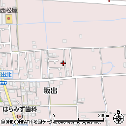 兵庫県姫路市網干区坂出251-10周辺の地図