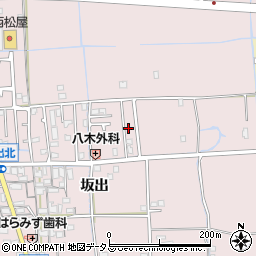 兵庫県姫路市網干区坂出251周辺の地図