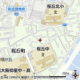 大阪府枚方市桜丘町29-29周辺の地図