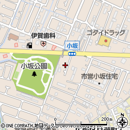 兵庫県姫路市広畑区小坂120-11周辺の地図