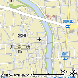 兵庫県姫路市勝原区宮田617周辺の地図