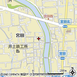 兵庫県姫路市勝原区宮田618周辺の地図