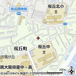 大阪府枚方市桜丘町29周辺の地図