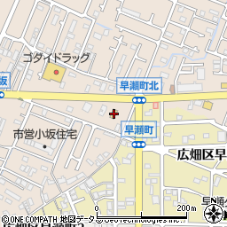 セブンイレブン姫路広畑早瀬町北店周辺の地図
