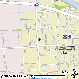 兵庫県姫路市勝原区宮田557周辺の地図