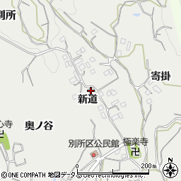 京都府相楽郡和束町別所新道周辺の地図