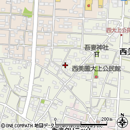 静岡県浜松市浜名区西美薗2429周辺の地図
