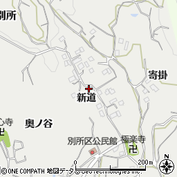 京都府和束町（相楽郡）別所（新道）周辺の地図