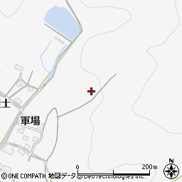 愛知県豊橋市嵩山町山軍場周辺の地図