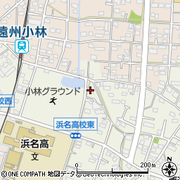 静岡県浜松市浜名区西美薗2086周辺の地図