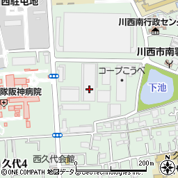日本通運株式会社阪神支店周辺の地図